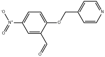 5-NITRO-2-(PYRIDIN-4-YLMETHOXY)BENZALDEHYDE Struktur