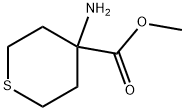 4-AMINO-TETRAHYDRO-THIOPYRAN-4-CARBOXYLIC ACID METHYL ESTER Struktur