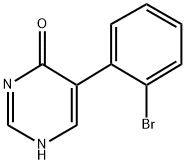 5-(2-BROMOPHENYL)-1H-PYRIMIDIN-4-ONE Struktur