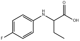 2-(4-FLUORO-PHENYLAMINO)-BUTYRIC ACID Struktur