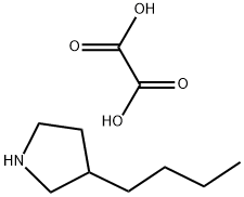 3-BUTYL-PYRROLIDINE, OXALIC ACID Struktur