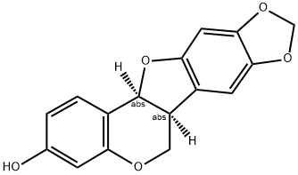 (+)-高麗槐素, 23513-53-3, 結構式