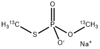 O,S-DIMETHYL HYDROGEN THIOPHOSPHATE, SODIUM SALT (DIMETHYL-13C2) Struktur