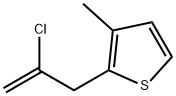 2-CHLORO-3-(3-METHYL-2-THIENYL)-1-PROPENE Struktur