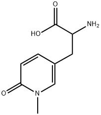 2-AMINO-3-(1-METHYL-6-OXO-1,6-DIHYDRO-PYRIDIN-3-YL)-PROPIONIC ACID Struktur