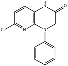 6-CHLORO-4-PHENYL-3,4-DIHYDROPYRIDO[2,3-B]PYRAZIN-2(1H)-ONE Struktur