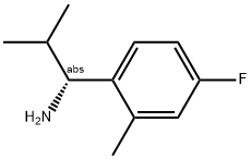 (1R)-1-(4-FLUORO-2-METHYLPHENYL)-2-METHYLPROPYLAMINE Struktur