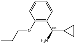 (1R)CYCLOPROPYL(2-PROPOXYPHENYL)METHYLAMINE Struktur