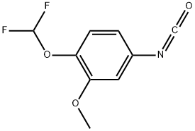 1-(DIFLUOROMETHOXY)-4-ISOCYANATO-2-METHOXYBENZENE Struktur