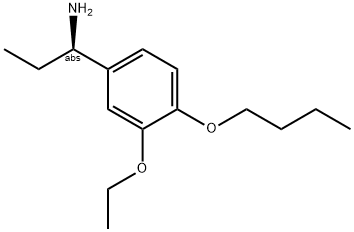 (1R)-1-(4-BUTOXY-3-ETHOXYPHENYL)PROPYLAMINE Struktur