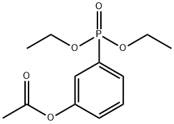 DIETHYL(3-ACETOXYPHENYL)PHOSPHONATE Struktur