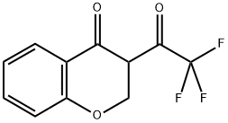 3-(TRIFLUOROACETYL)-2,3-DIHYDRO-4H-CHROMEN-4-ONE Struktur