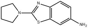 2-PYRROLIDIN-1-YL-1,3-BENZOTHIAZOL-6-AMINE Struktur