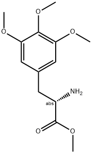 METHYL (2S)-2-AMINO-3-(3,4,5-TRIMETHOXYPHENYL)PROPANOATE Struktur