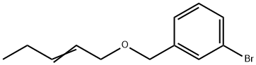 3-BROMOBENZYL-(CIS-2-PENTENYL)ETHER Struktur