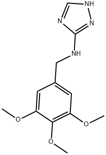 N-(3,4,5-TRIMETHOXYBENZYL)-1H-1,2,4-TRIAZOL-3-AMINE Struktur