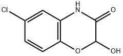 6-CHLORO-2HYDROXY-1,4-BENZOXAZIN-3(4H)-ONE Struktur