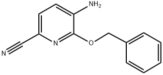 5-AMINO-6-(BENZYLOXY)PYRIDINE-2-CARBONITRILE Struktur