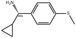 (1S)CYCLOPROPYL(4-METHYLTHIOPHENYL)METHYLAMINE Struktur