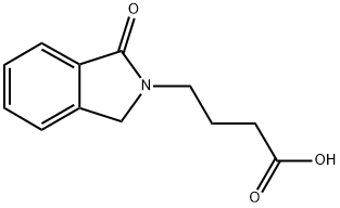 4-(1-OXO-1,3-DIHYDRO-2H-ISOINDOL-2-YL)BUTANOIC ACID Struktur