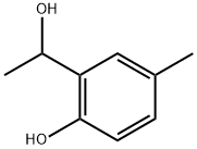 2-(1-HYDROXYETHYL)-4-METHYLPHENOL Struktur