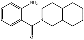 2-(OCTAHYDROISOQUINOLIN-2(1H)-YLCARBONYL)ANILINE Struktur