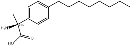 (2S)-2-AMINO-2-(4-OCTYLPHENYL)PROPANOIC ACID Struktur