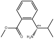 METHYL 2-((1S)-1-AMINO-2-METHYLPROPYL)BENZOATE Struktur