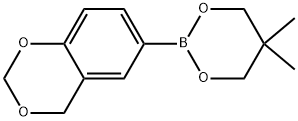 6-(5,5-DIMETHYL-1,3,2-DIOXABORINAN-2-YL)-4H-1,3-BENZODIOXINE Struktur