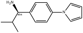 (1R)-2-METHYL-1-(4-PYRROLYLPHENYL)PROPYLAMINE Struktur