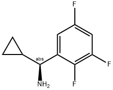 (1S)CYCLOPROPYL(2,3,5-TRIFLUOROPHENYL)METHYLAMINE Struktur