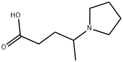 4-PYRROLIDIN-1-YL-PENTANOIC ACID Struktur