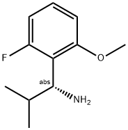 (1R)-1-(6-FLUORO-2-METHOXYPHENYL)-2-METHYLPROPYLAMINE Struktur