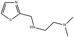 N,N-DIMETHYL-N'-THIAZOL-2-YLMETHYL-ETHANE-1,2-DIAMINE Struktur