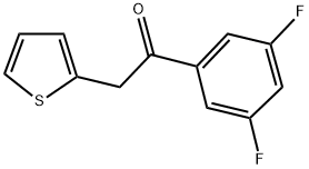 3',5'-DIFLUORO-2-THIENYLACETOPHENONE Struktur