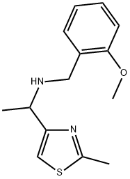 (2-METHOXY-BENZYL)-[1-(2-METHYL-THIAZOL-4-YL)-ETHYL]-AMINE Struktur