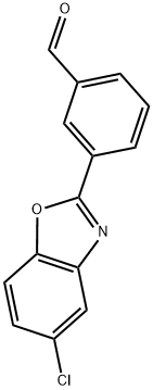 3-(5-CHLORO-1,3-BENZOXAZOL-2-YL)BENZALDEHYDE Struktur