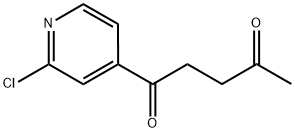 1-(2-CHLORO-4-PYRIDYL)-1,4-PENTANEDIONE Struktur