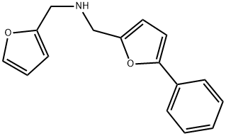 1-(2-FURYL)-N-((5-PHENYL-2-FURYL)METHYL)METHANAMINE Struktur