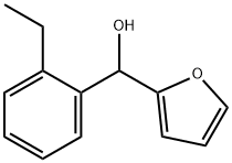 2-ETHYLPHENYL-(2-FURYL)METHANOL Struktur