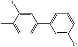 3-BROMO-3'-FLUORO-4'-METHYLBIPHENYL Struktur