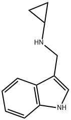 CYCLOPROPYL-(1H-INDOL-3-YLMETHYL)-AMINE Struktur