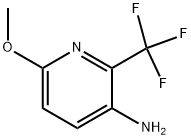 3-AMINO-6-METHOXY-2-(TRIFLUOROMETHYL)PYRIDINE Struktur