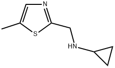 CYCLOPROPYL-(5-METHYL-THIAZOL-2-YLMETHYL)-AMINE Struktur