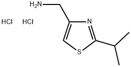 4-(AMINOMETHYL)-2-ISOPROPYLTHIAZOLE 2HCL Struktur