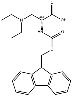 FMOC-BETA-N,N-DIETHYLAMINO-D-ALA Struktur