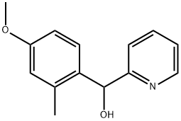 4-METHOXY-2-METHYLPHENYL-(2-PYRIDYL)METHANOL Struktur