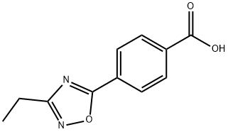 4-(3-ETHYL-1,2,4-OXADIAZOL-5-YL)BENZOIC ACID Struktur