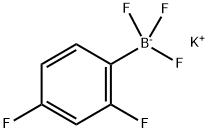 POTASSIUM 2,4-DIFLUOROPHENYLTRIFLUOROBORATE Struktur