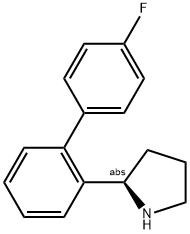 (2R)-2-[2-(4-FLUOROPHENYL)PHENYL]PYRROLIDINE Struktur